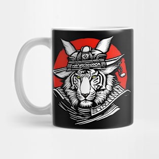 Japanese Samurai Tiger Mug